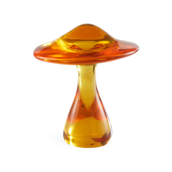Acrylic Mushroom Objet - Orange