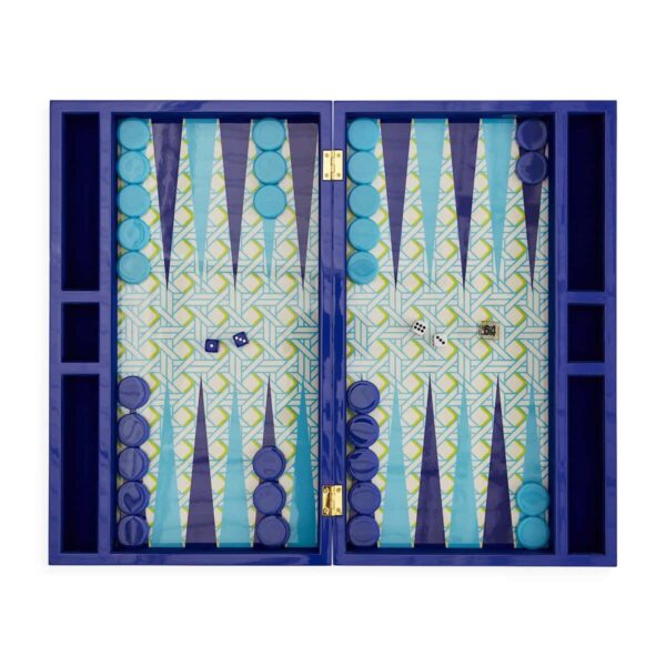 BASKETWEAVE Backgammon Set