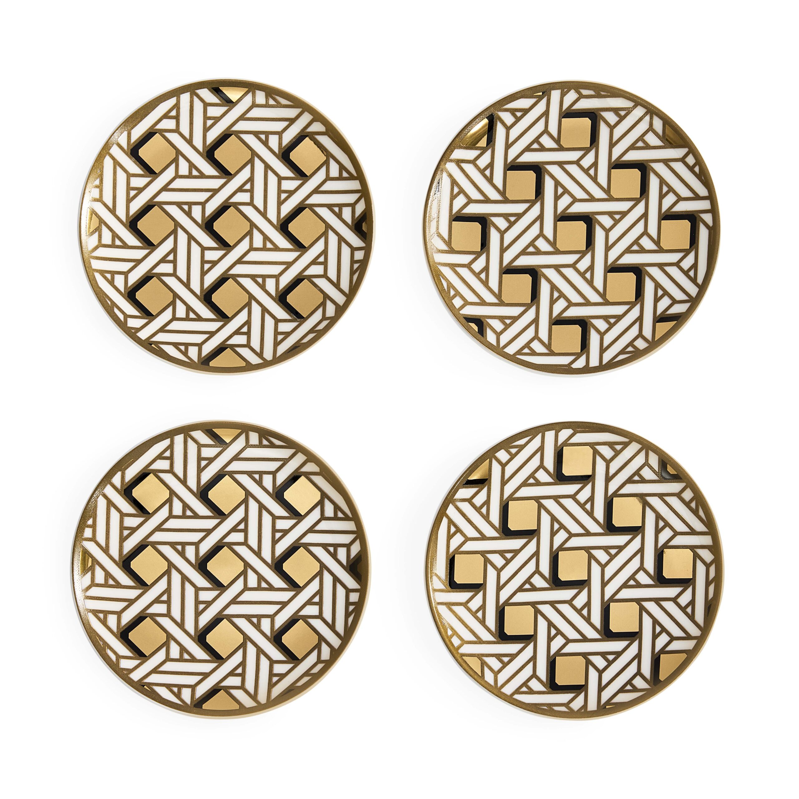 BASKETWEAVE Coaster Set