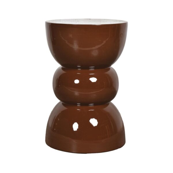 TITOU Stool/Side Table - Brown