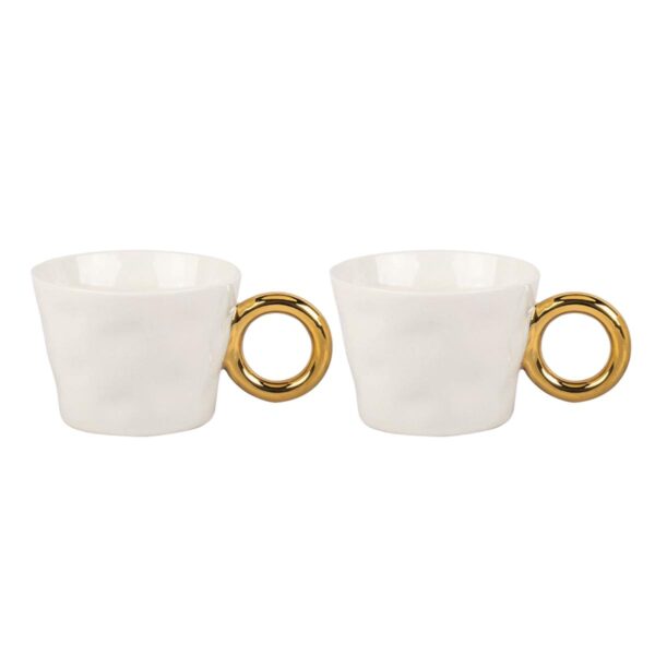 MATIN Calins White Mug - Set of 2