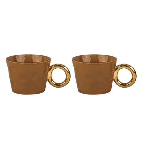 MATIN Calins Ochre  Mug - Set of 2