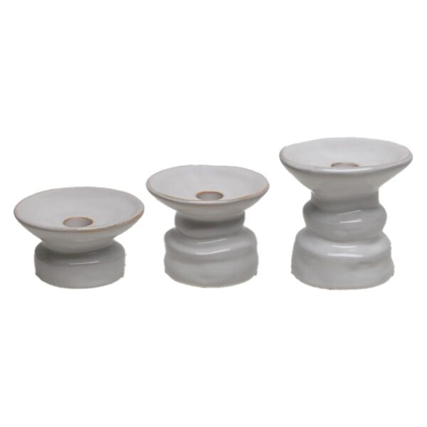 PADRE Candle Holder White - Set of 3