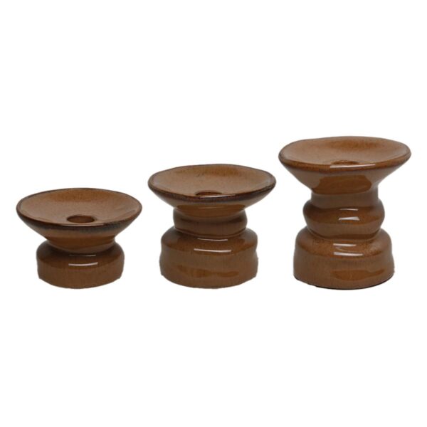 PADRE Candle Holder Umber - Set of 3