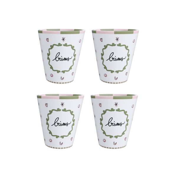BISOU Gobelets - Set of 4