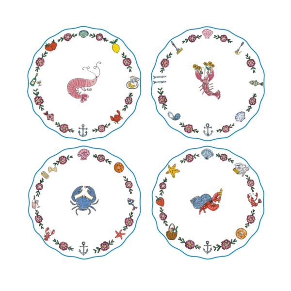 CRUSTACE Dinner and Dessert - Set of 8